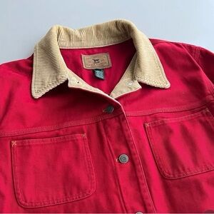 ✨ Y2K - Ralph Lauren Red Utility Jacket (Late 1990s–Early 2000s) ❤️ ✨